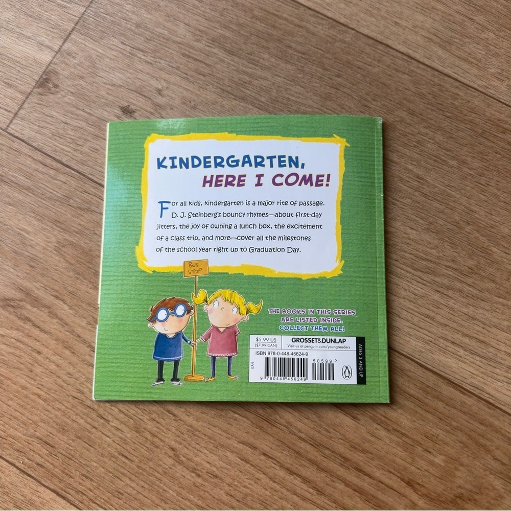 Kindergarten Here I Come Children's Book With Stickers - Picture 2 of 3